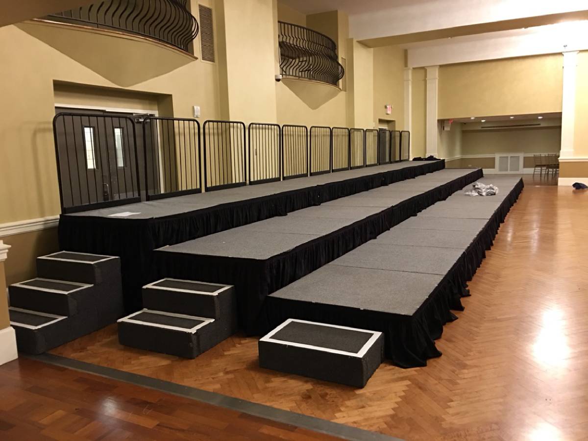 Guard Rail For Stages